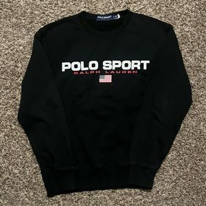 Black Polo Sport Ralph Lauren Crewneck (Size L)